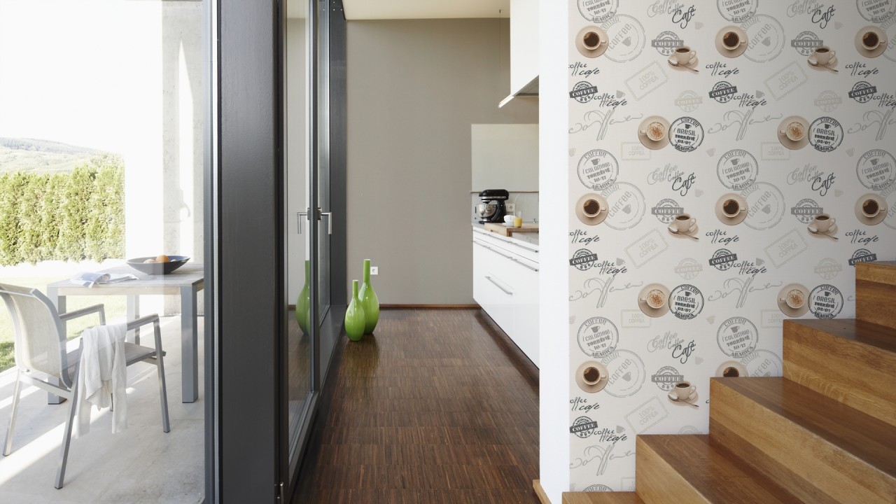 Tapeten esszimmer bilder: wandgestaltung esszimmer. tapeten fuer ...
