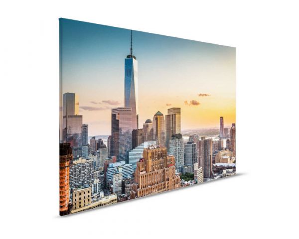 Leinwandbild Manhattan Skyline 90x60cm DD123919