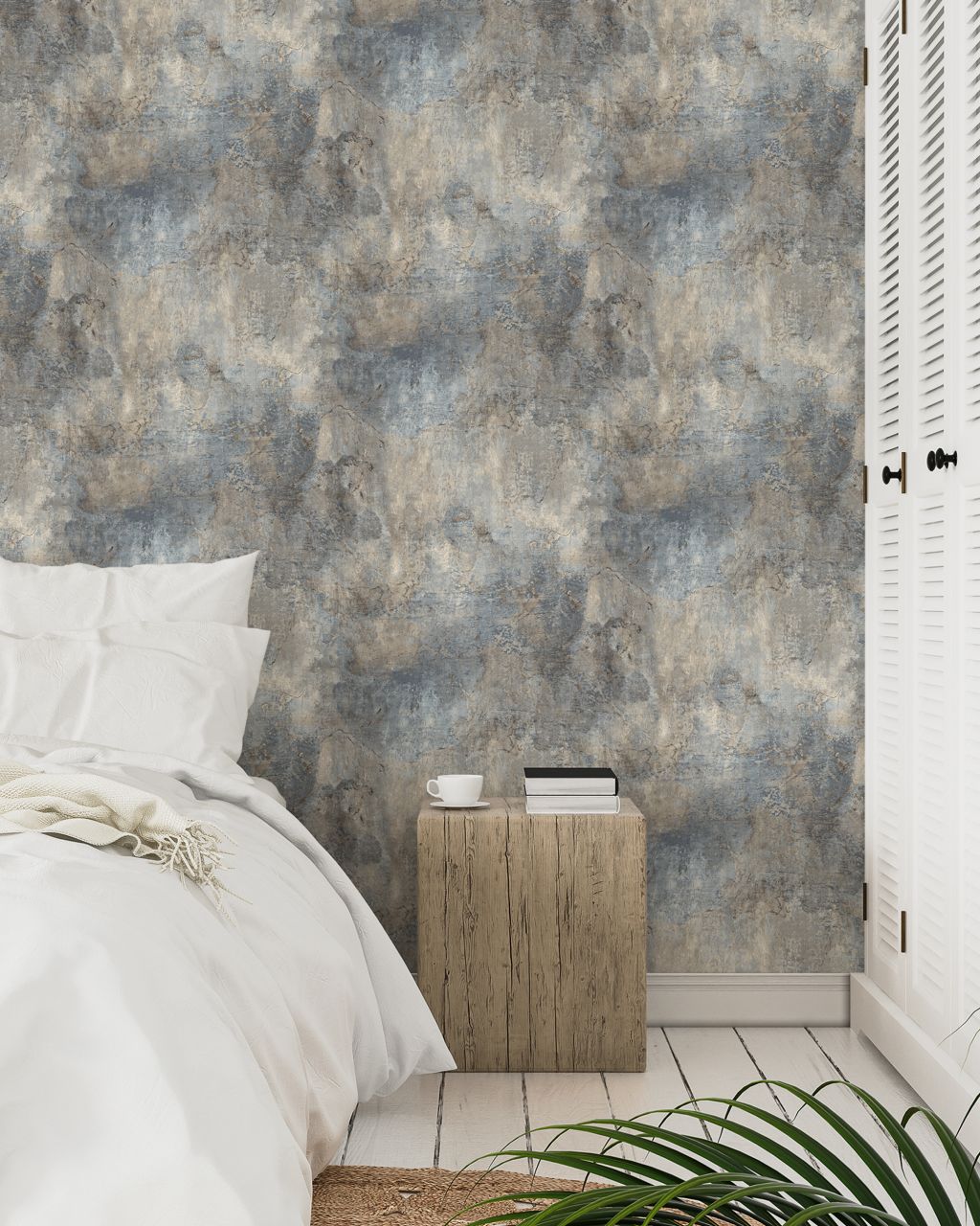 Vlies Tapete Beton Optik grau blau beige Industrial Stein Wand used look 191703 Vlies Tapete Beton Optik grau blau beige Industrial Stein Wand used look 191703