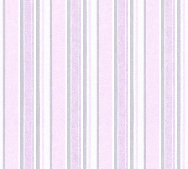 Vliestapete Kinder Streifen Muster rosa lila