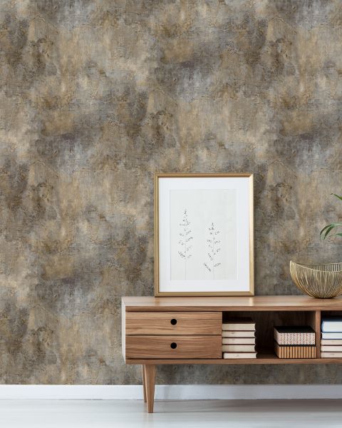 Vlies Tapete Beton Optik grau beige braun Industrial Stein Wand used look 191702