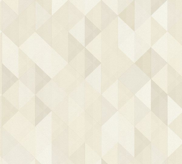 Vliestapete geometrische Dreiecke beige braun 36786-1