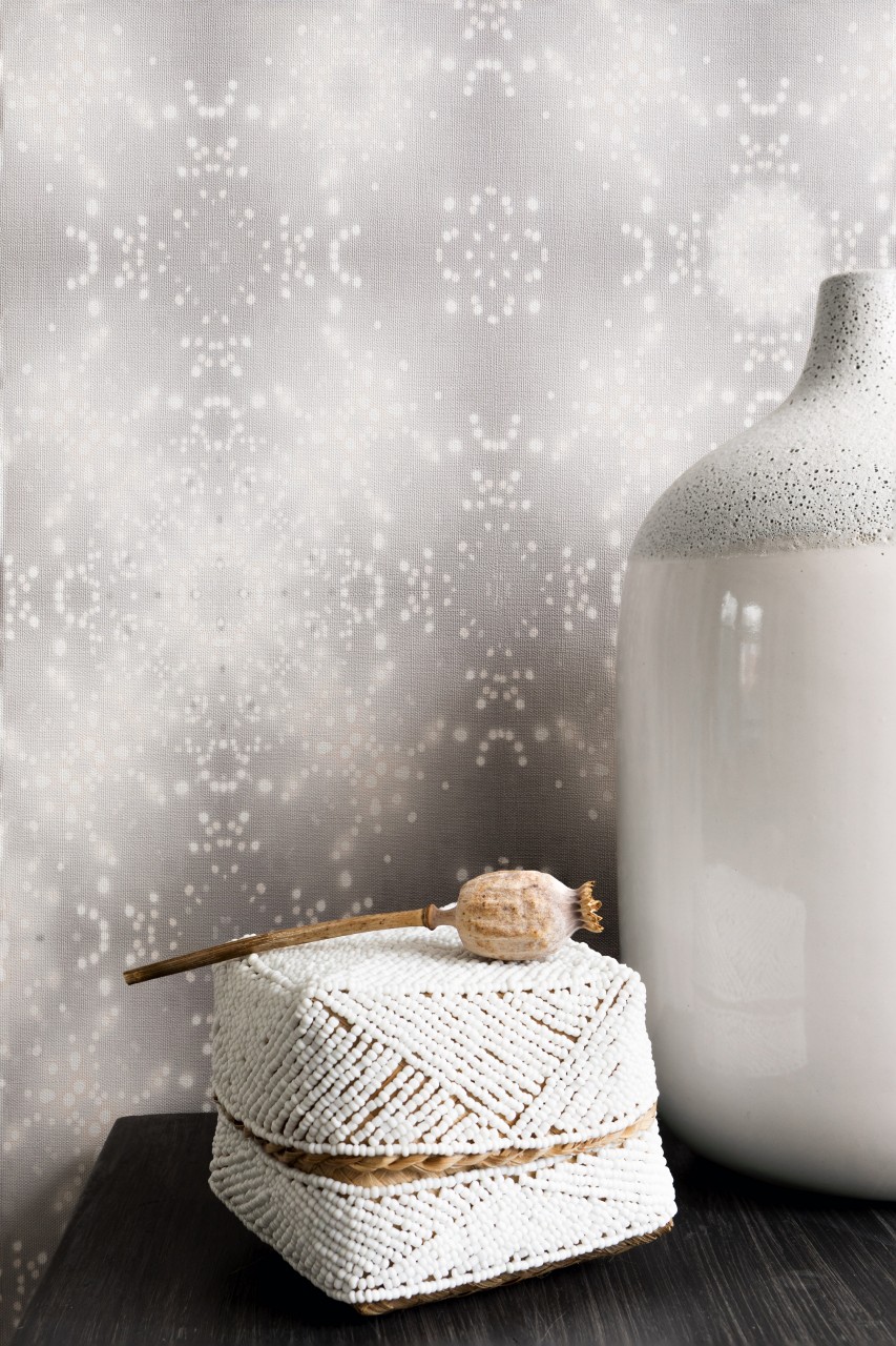 Vorschau: 1 Restrolle Vliestapete Ethno Look Kreise beige braun 218336 Vorschau: 1 Restrolle Vliestapete Ethno Look Kreise beige braun 218336