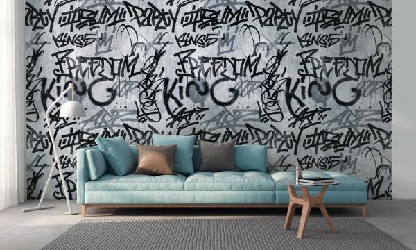 Fototapete Graffiti Beton used Look Loft 159cm x 280cm 38251-1