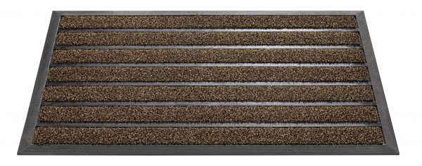 Fußmatte Bellini Schmutzfangmatte 45 x 75 cm Bodenmatte Außenmatte Braun