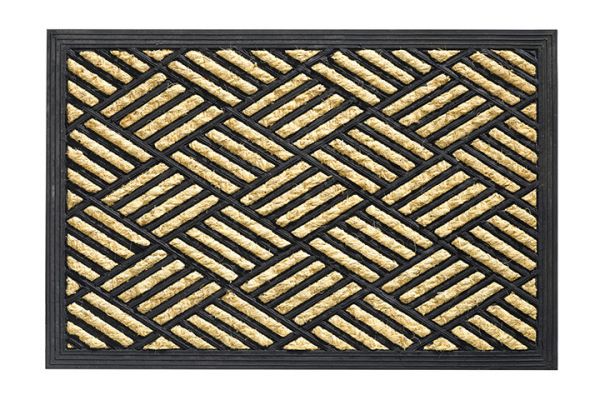 Outdoor Indoor Gummi Kokos Fußmatte Boucara 40x60 cm Schmutzfangmatte Türmatte