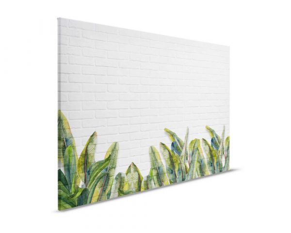 Leinwandbild Wall On Leaves 90x60cm DD123933