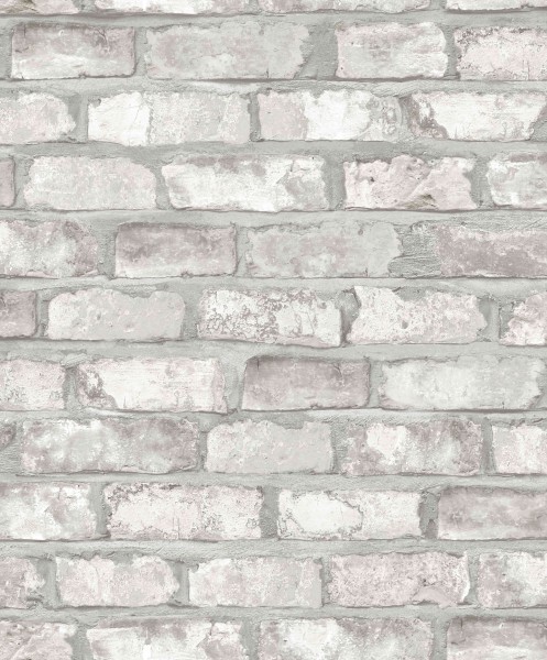Vliestapete Ziegelstein Klinker creme grau 3104