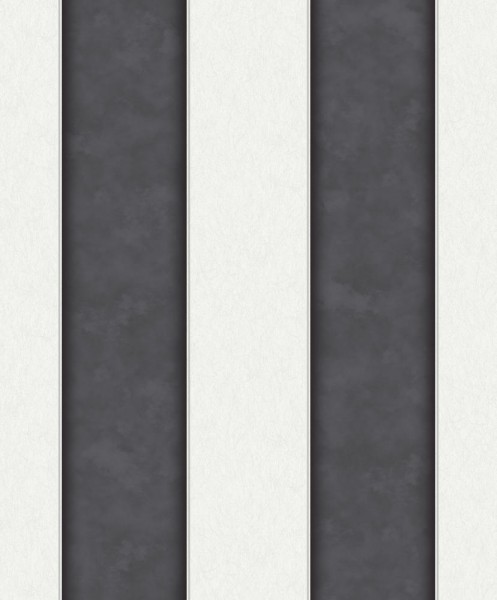 Vliestapete Streifen mit Perlmutt Schimmer schwarz