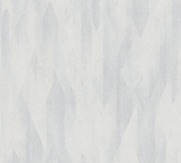 Vliestapete Vintage Rautenmuster grafisch grau weiß 39104-4