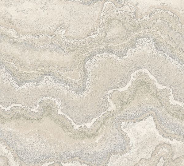 Vliestapete Marmor Stein Optik beige creme silber metallic 39659-6 / 396596