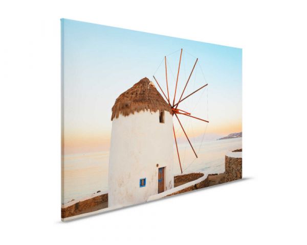 Leinwandbild Greek Windmill 90x60cm DD123920