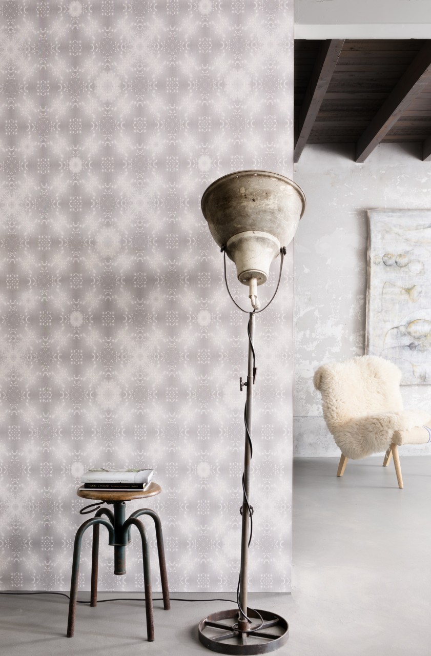 Vorschau: 1 Restrolle Vliestapete Ethno Look Kreise beige braun 218336 Vorschau: 1 Restrolle Vliestapete Ethno Look Kreise beige braun 218336