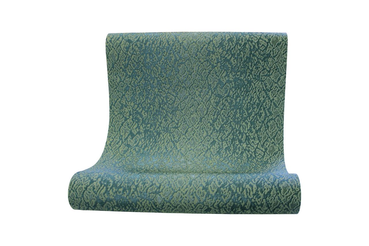 Struktur Vliestapete Textil Optik petrol blau metallic DE120127 Struktur Vliestapete Textil Optik petrol blau metallic DE120127