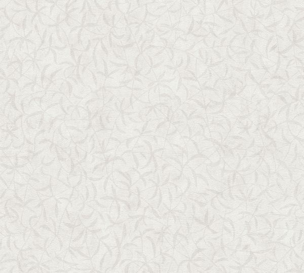 Florales Muster Vliestapete creme grau beige 389202