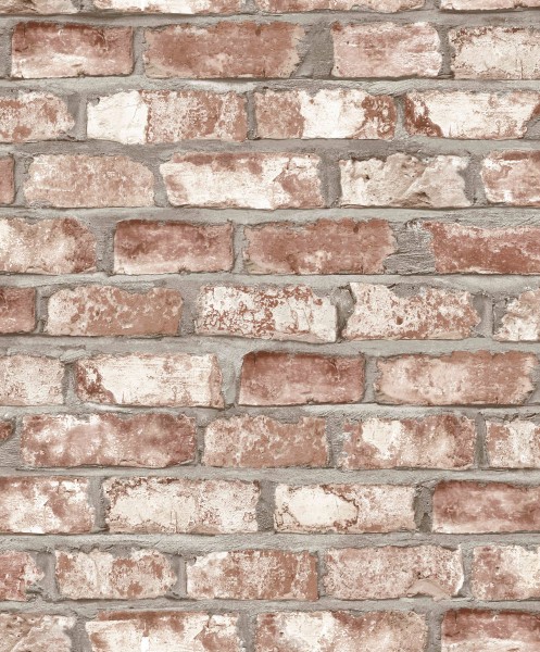 Vliestapete Ziegelstein Klinker terra rost creme 3102